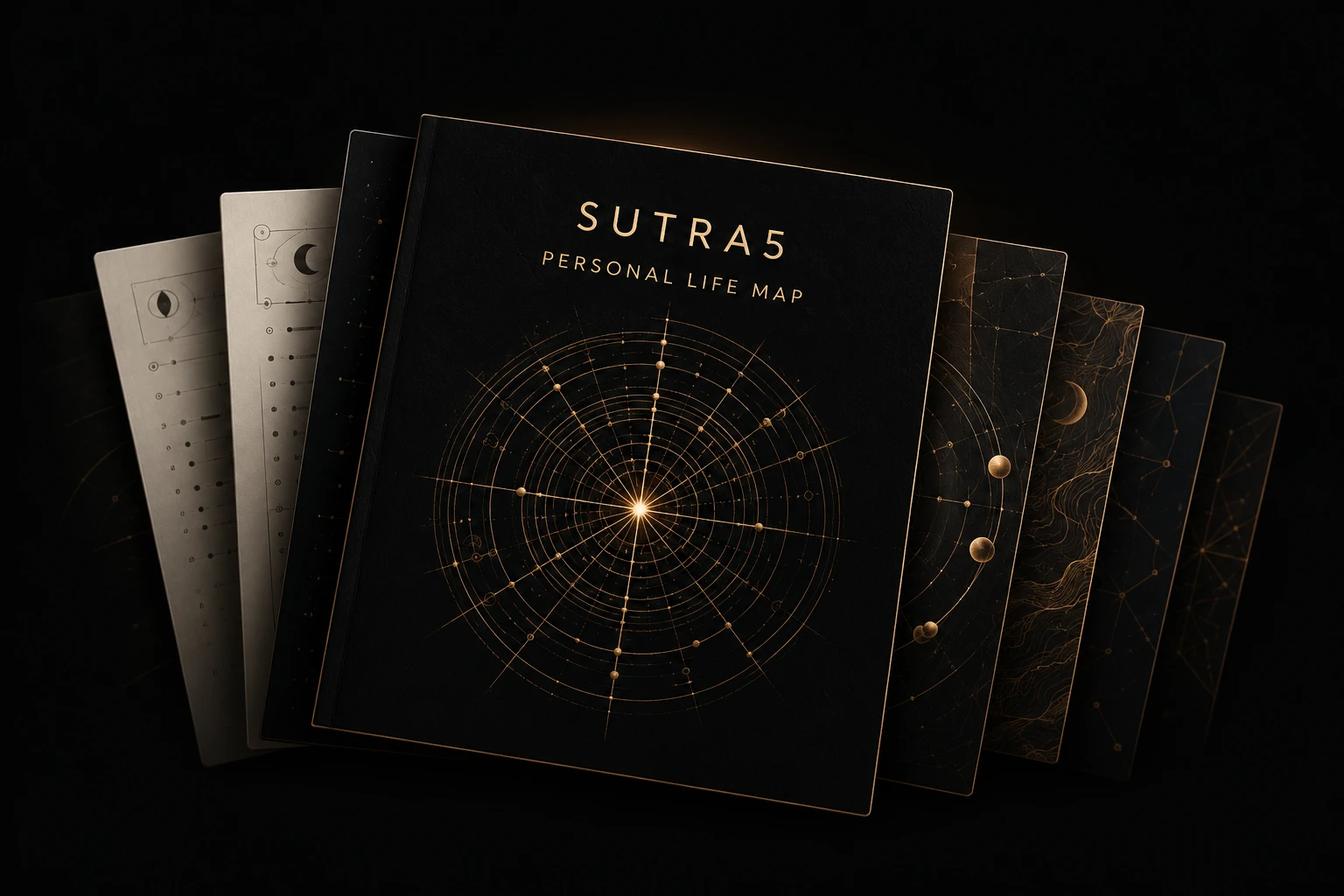 Illustrative Sutra5 Personal Life Map cover and report pages